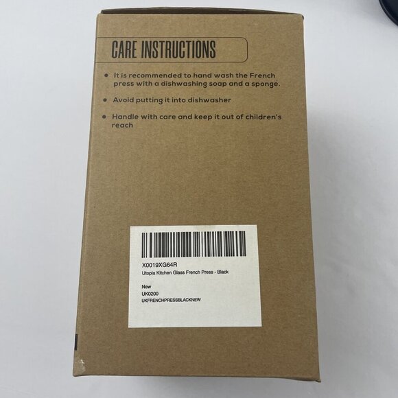 Utopia Kitchen French Coffee Press 32oz Espresso Tea Maker with Triple Filters - Picture 3 of 7